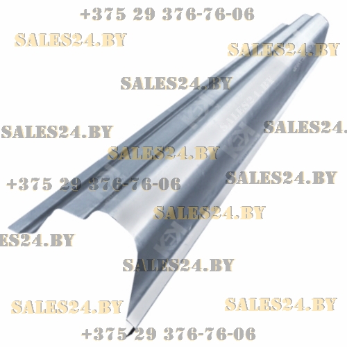Порог (1,0 мм, ОЦИНК) правый (полный профиль, до резинки) HYUNDAI AMICA 1997-2007 | Кузовсталь / Беларусь