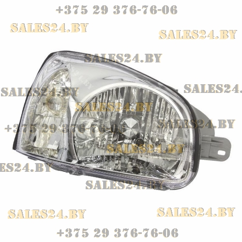 Фара передняя с механической регулировкой правая HYUNDAI SANTA FE 2000-2006 | AVG / Чехия - Тайвань - Китай
