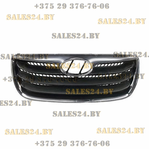 Решетка радиатора с хромированным молдингом (GLE/SE) HYUNDAI SANTA FE 2006-2009 | AVG / Чехия - Тайвань - Китай