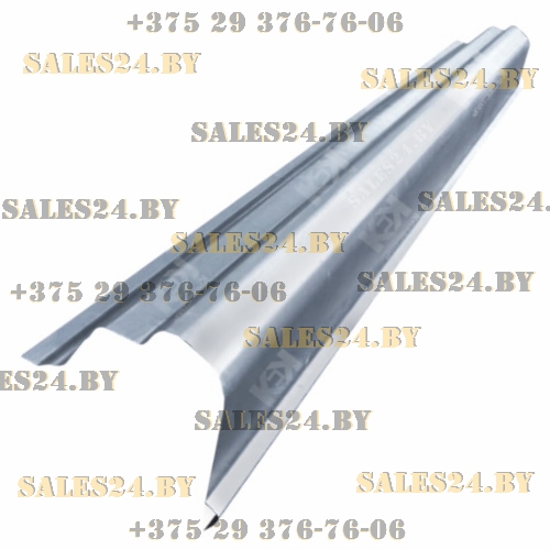 Порог (0,8 мм, ОЦИНК) правый (полный профиль, до резинки) HYUNDAI SANTRO 1998-2003 | Кузовсталь / Беларусь
