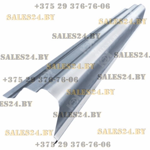 Порог (0,8 мм, ОЦИНК) правый (полный профиль, до резинки) HYUNDAI SANTRO 2003-2014 | Кузовсталь / Беларусь