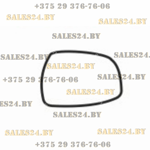 Зеркальный элемент с рамкой правый HYUNDAI SONATA EF 2001-2012 | AVG / Чехия - Тайвань - Китай