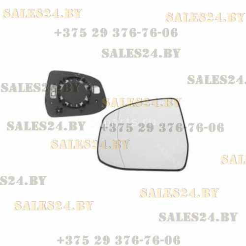 Стекло левого зеркала с подогревом Ford Focus - 2 поколение (2008-2010) / Ford Mondeo - 4 поколение (2007-) | POLCAR / Польша