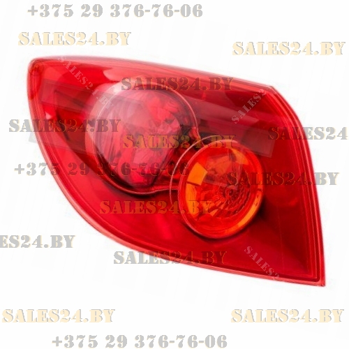 Фонарь задний красный левый (ЕВРОПА ХЭТЧБЭК) MAZDA 3 BK 2003-2006 | TYC / Тайвань
