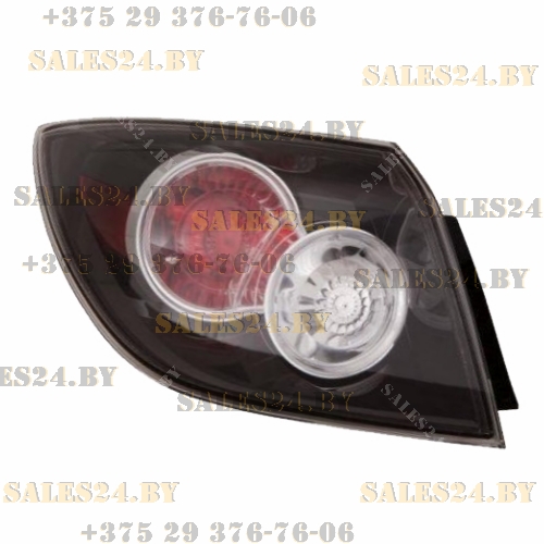 Фонарь задний наружный левый белый (5 ДВ.) MAZDA 3 BK 2006-2008 | DEPO / Тайвань