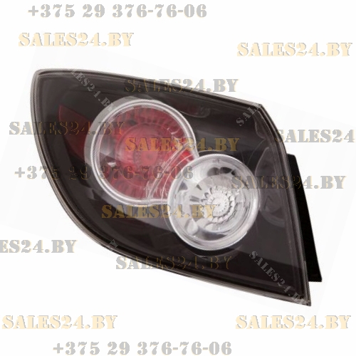 Фонарь задний левый наружный кроме SPORT (ХЭТЧБЭК) MAZDA 3 BK 2006-2008 | DEPO / Тайвань