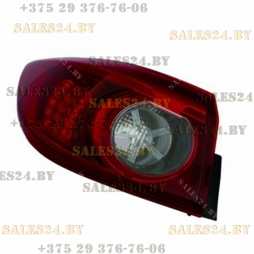 Фонарь задний наружный левый LED 3.5D (СЕДАН) MAZDA 3 BM 2013-2016 | DEPO / Тайвань