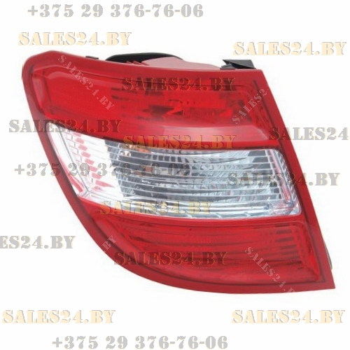 Фонарь задний левый тёмный (УНИВЕРСАЛ) MERCEDES C W204 2007-2010 | TYC / Тайвань