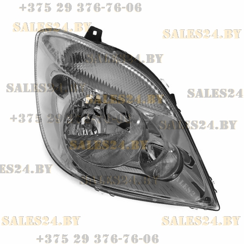 Фара передняя правая [ с противотуманкой - H7/H7/H7 ] MERCEDES SPRINTER 2006-2013 | TYC / Тайвань