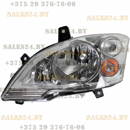 Фара передняя левая под электрокорректор с моторчиком MERCEDES VITO / VIANO W639 2010-2014 | TYC / Тайвань