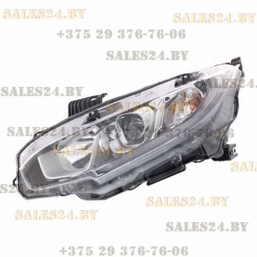 Фара механика LED USA 15- левая TYC HONDA CIVIC 2015-2020 | AVG / Чехия — Тайвань — Китай