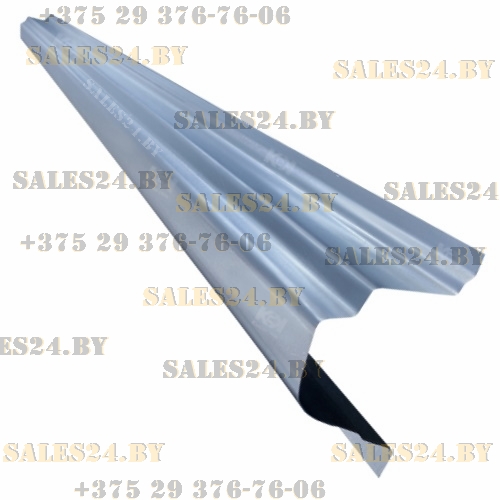Порог (1,0 мм, ОЦИНК) правый (полный профиль, до резинки) NISSAN ALMERA CLASSIC B10 2006-2012 | Кузовсталь / Беларусь