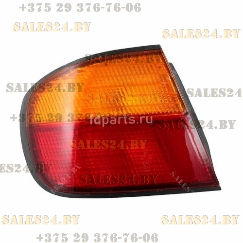 Фонарь задний левый красно-жёлтый RHD (4ДВ.) NISSAN PRIMERA P10 1990-1996 | DEPO / Тайвань
