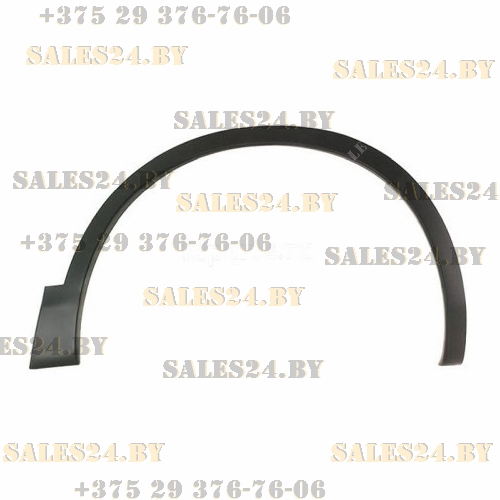 Накладка арки переднего правого крыла черная NISSAN QASHQAI 2006-2010 | TYG / Тайвань