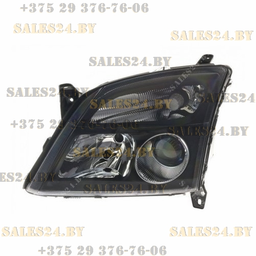 Фара передняя левая с электрокорректором чёрная OPEL VECTRA 2002-2005 / OPEL SIGNUM 2003-2005 | DEPO / Тайвань