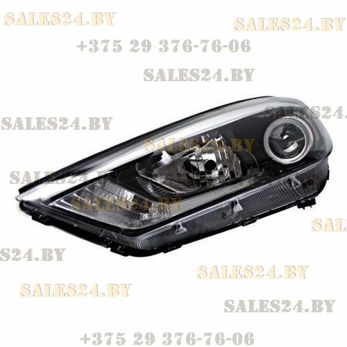 Фара передняя электрорегулировка черный отражатель H7*2/PY21W/LED левая HYUNDAI TUCSON 2015-2018 | TYC / Тайвань