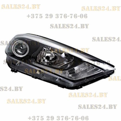 Фара передняя электрорегулировка черный отражатель H7*2/PY21W/LED правая HYUNDAI TUCSON 2015-2018 | TYC / Тайвань