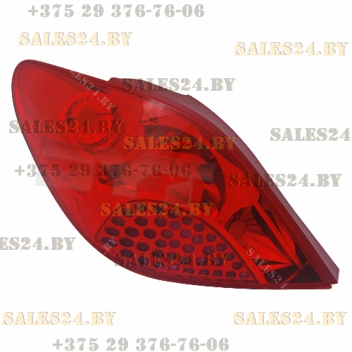 Фонарь задний левый (ХЭТЧБЭК) PEUGEOT 207 2006-2009 | TYC / Тайвань