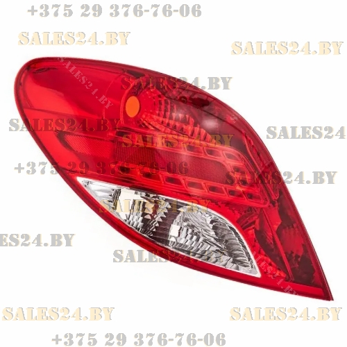 Фонарь задний левый с ДИОД (ХЭТЧБЭК) PEUGEOT 207 2009-2012 | TYC / Тайвань