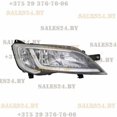 Фара передняя правая хромированный отражатель CITROEN JUMPER / FIAT DUCATO / PEUGEOT BOXER 2014-2022 | TYC / Тайвань