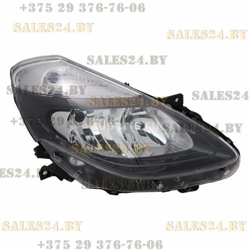 Фара передняя правая чёрн без мотора RENAULT CLIO 2009-2012 | TYC / Тайвань