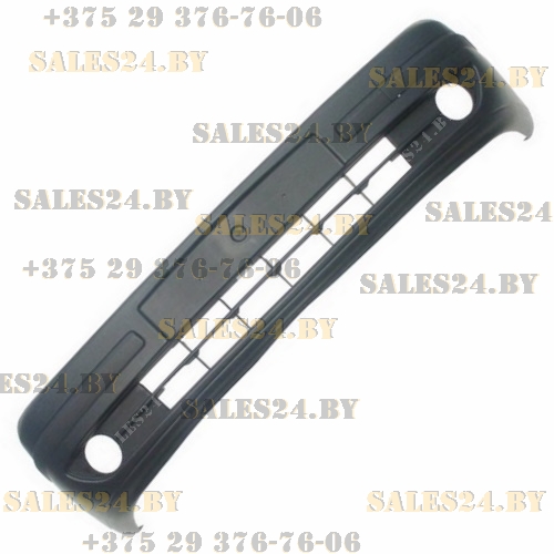Бампер передний матовый черный с юбкой RENAULT LAGUNA 2001-2005 | TYG / Тайвань