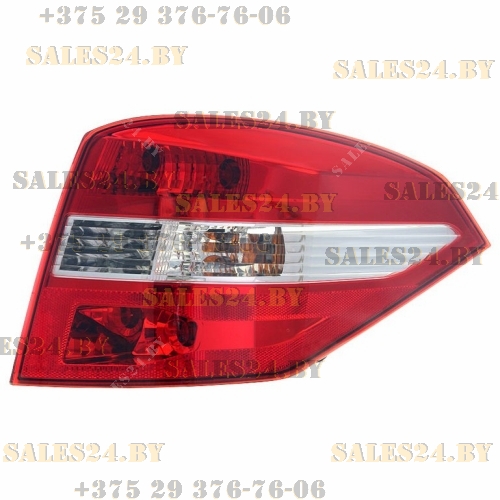 Фонарь задний правый наружный красно-белый (ДИОД) (УНИВЕРСАЛ) RENAULT LAGUNA 2007-2010 | DEPO / Тайвань