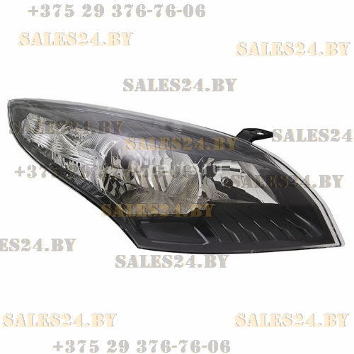 Фара передняя правая чёрн с электрокорректором RENAULT MEGANE 2008-2011 | TYC / Тайвань