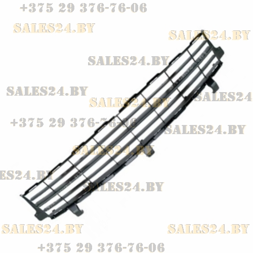 Решетка переднего бампера центральная черная RENAULT MEGANE SCENIC 2006-2009 | TYG / Тайвань