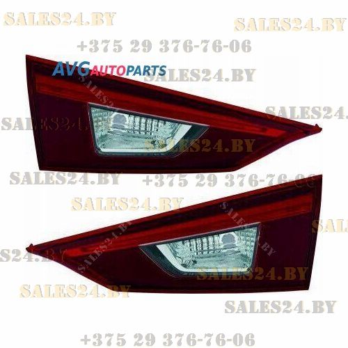 Фонарь задний LED внутренний левый (ЕВРОПА СЕДАН) MAZDA 3 BM 2013-2016 | DEPO / Тайвань