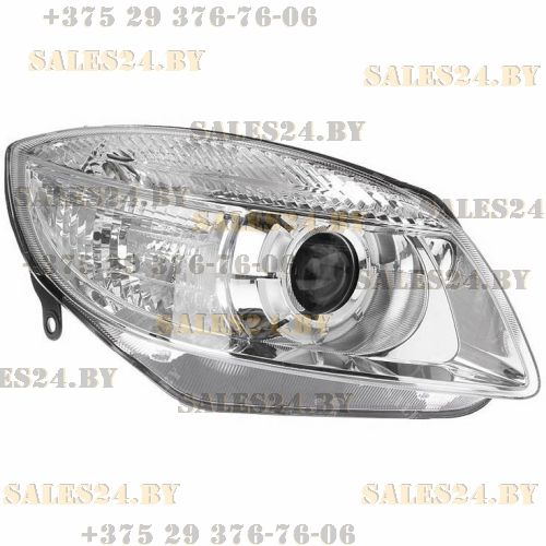 Фара передняя правая под электрокорректор линзованная SKODA FABIA 2007-2010 / SKODA ROOMSTER 2006-2010 | DEPO / Тайвань