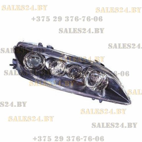 Фара передняя правая с электрокорректором черная (ЕВРОПА) MAZDA 6 2005-2007 | TYC / Тайвань