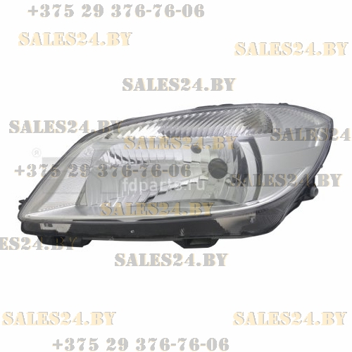 Фара передняя левая H4 SKODA FABIA 2007-2010 / SKODA ROOMSTER 2006-2010 | TYC / Тайвань