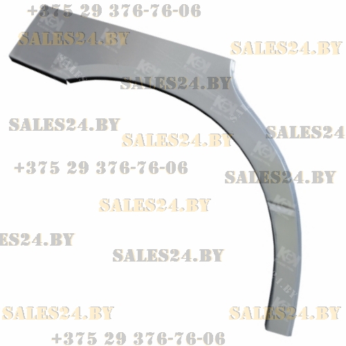 Арка задняя правая (без накладки / с цельной накладкой) SUBARU LEGACY 1998-2004 | Кузовсталь / Беларусь