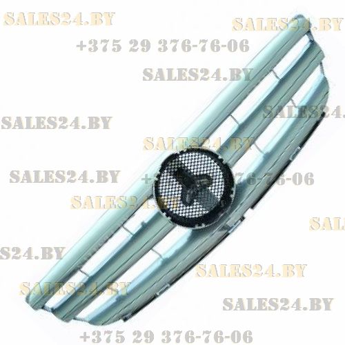 Решетка радиатора серая + хромированный молдинг 3 полосы (БЕНЗИН) MERCEDES B W245 2005-2011 | AVG / Чехия - Тайвань - Китай