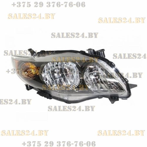 Фара передняя правая черный (США) TOYOTA COROLLA E140 / E14 2010-2013 | TYC / Тайвань