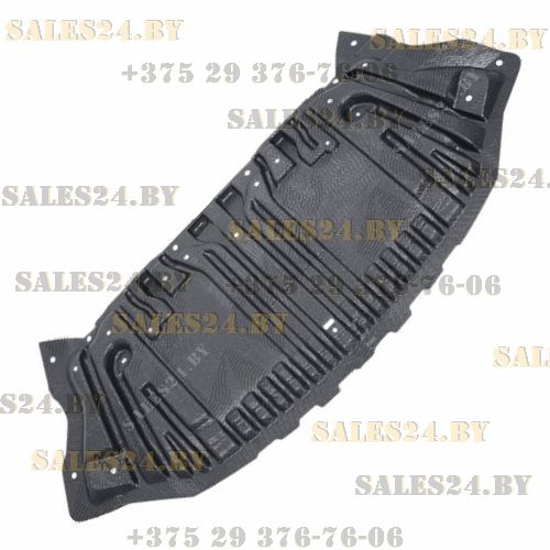 Защита бампера нижняя перед ABS + PVC MERCEDES E-CLASS (W212) SDN/комби, 09.09-02.13 | POLCAR / Польша