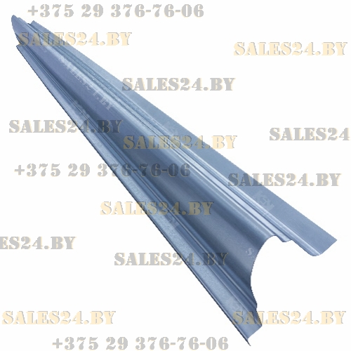 Порог (0,8 мм, ОЦИНК) левый (полный профиль, до резинки) VOLVO 840-850 1991-1997 | Кузовсталь / Беларусь