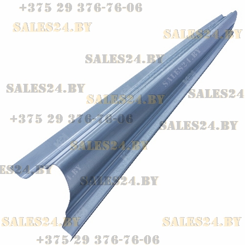 Порог (1,0 мм, ОЦИНК) правый (полный профиль, до резинки) VOLVO 840-850 1991-1997 | Кузовсталь / Беларусь
