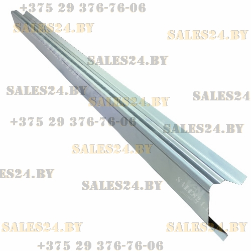 Порог (0,8 мм, ОЦИНК) левый (полный профиль, до резинки) VOLVO 940-960 1988-1998 | Кузовсталь / Беларусь