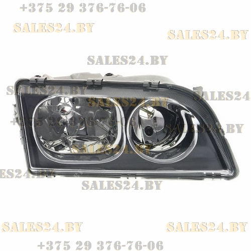 Фара передняя правая черный отражатель без моторчика (HELLA TYPE) VOLVO S40 / V40 2000-2002 | TYC / Тайвань