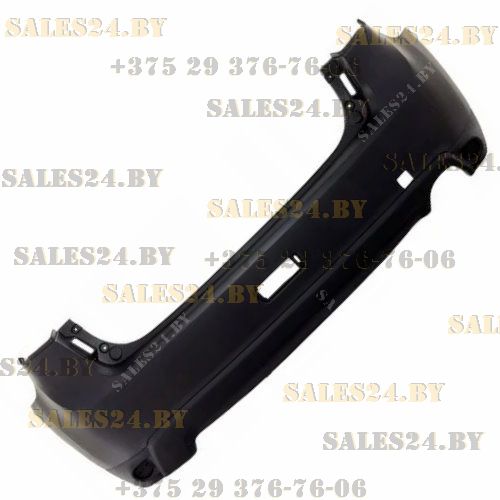 Бампер задний без отв. под парктроники черный MITSUBISHI ASX 2012-2016 | AVG / Чехия - Тайвань - Китай