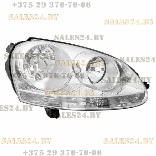 Фара передняя правая с электрокорректором (5ДВ.) VW GOLF 5 2005-2009 | TYC / Тайвань