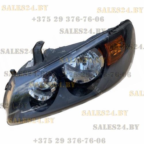 Фара передняя электрорегулировка черный отражатель левая NISSAN ALMERA N16 2002-2006 | TYC / Тайвань