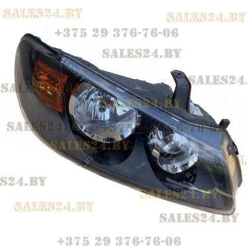 Фара передняя электрорегулировка черный отражатель правая NISSAN ALMERA N16 2002-2006 | TYC / Тайвань