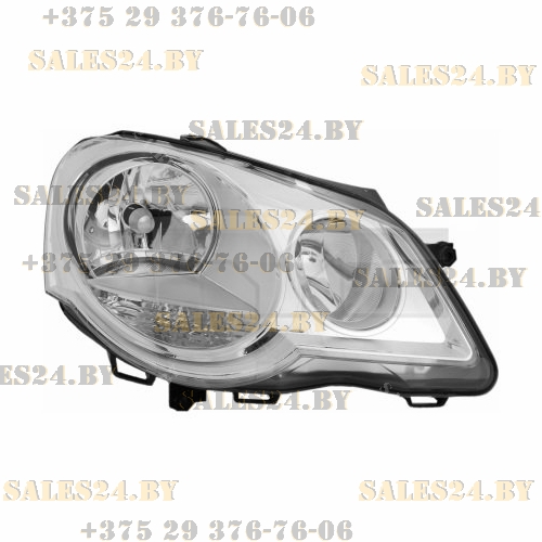 Фара передняя правая под электрокорректор (ХЭТЧБЭК) VW POLO 2005-2009 | TYC / Тайвань