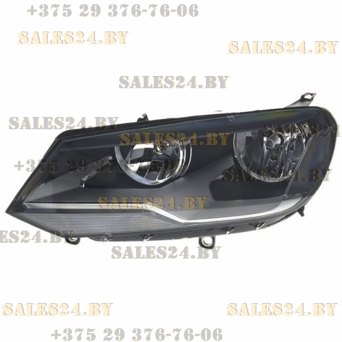 Фара передняя левая под электрокорректор (лампа: H7, H15, WY21W, W5W) VW TOUAREG 2010-2014 | DEPO / Тайвань