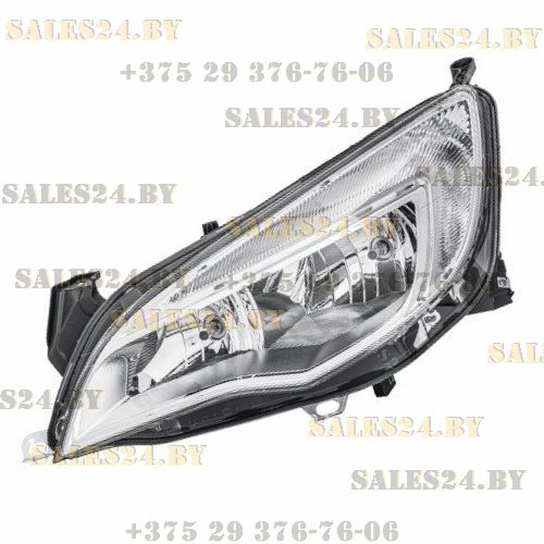 Фара передняя с электрокорректором черный отражатель левая OPEL ASTRA J 2009-2012 | DEPO / Тайвань