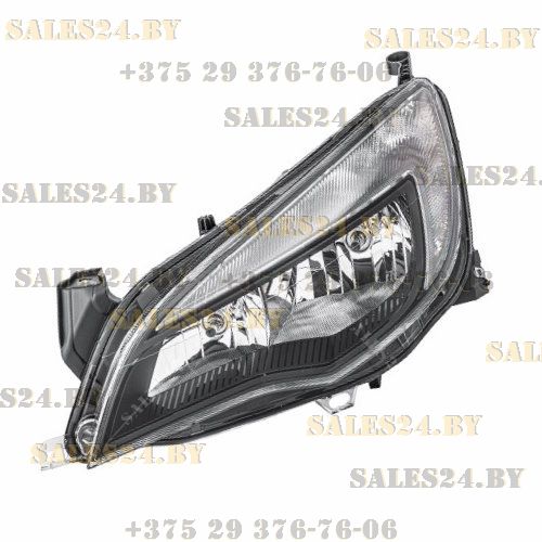 Фара передняя электрорегулировка + корректор черный отражатель LED правая OPEL ASTRA J 2012-2015 | TYC / Тайвань