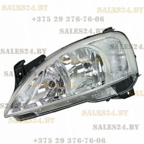 Фара передняя левая под электрокорректор рифленый поворот (VALEO TYPE) OPEL CORSA C 2000-2002 | DEPO / Тайвань